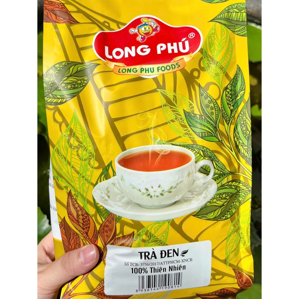 Trà Đen (Black tea) LONG PHÚ Gói 500g - Nguyên Liệu Trà Sữa, Thơm Đậm Vị Trà, Trà Thượng Hạng