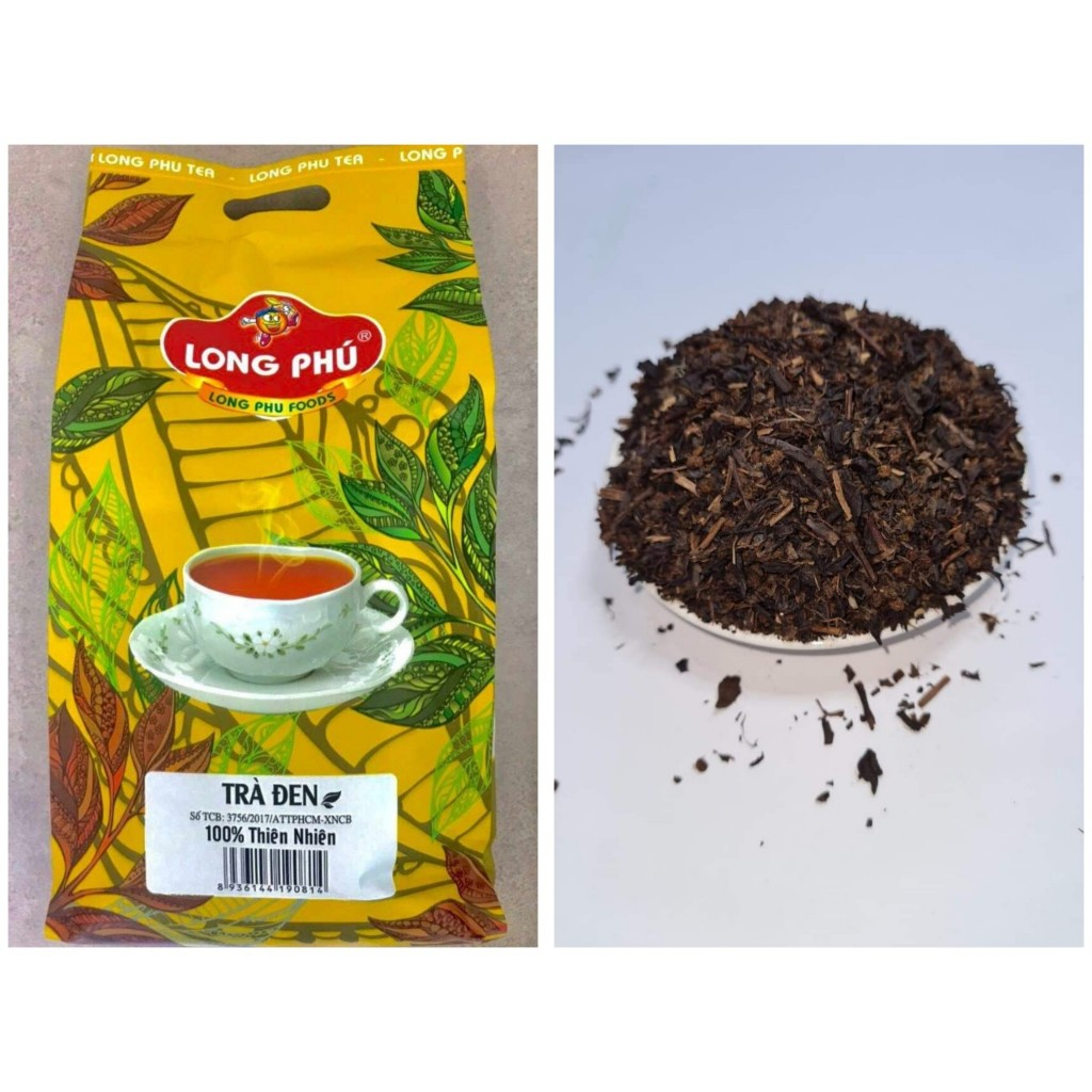 Trà Đen (Black tea) LONG PHÚ Gói 500g - Nguyên Liệu Trà Sữa, Thơm Đậm Vị Trà, Trà Thượng Hạng