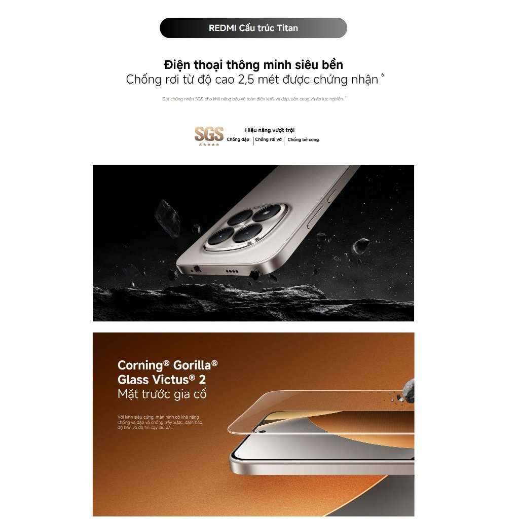 Điện Thoại Xiaomi Redmi Note 15 Pro 5G 8GB 256GB Chính Hãng BH 18 Tháng | BigBuy360 - bigbuy360.vn