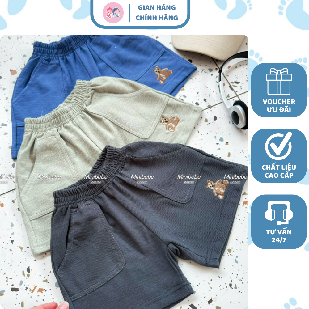 [À ƠI SHOP] K15- set 3 quần gấu ngồi nhà mini- a107.89