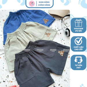K15- set 3 quần gấu ngồi nhà mini- a107.89
