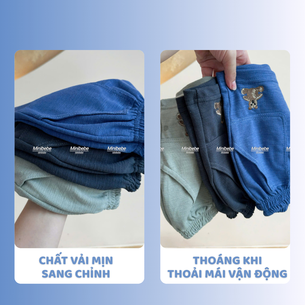 [À ƠI SHOP] K15- set 3 quần gấu ngồi nhà mini- a107.89