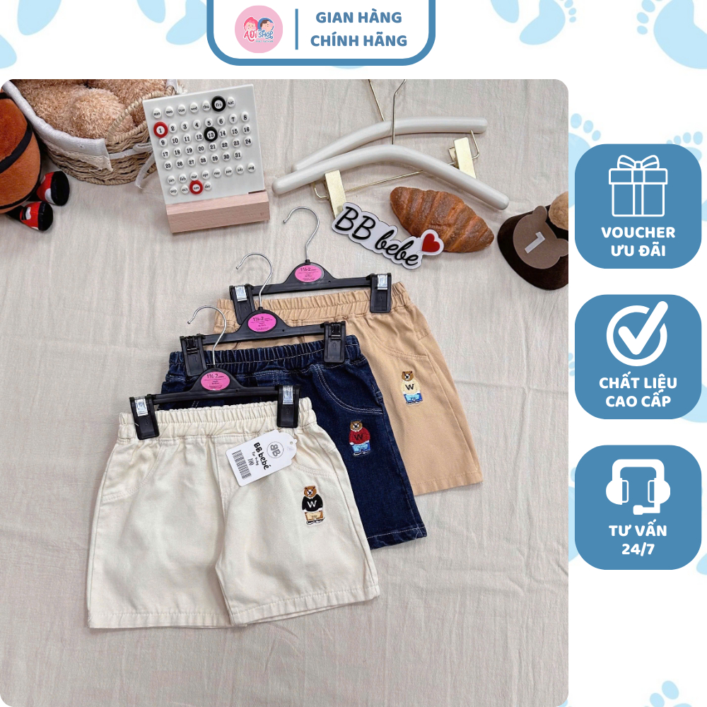 [À ƠI SHOP] R60- set 3 quần thêu gấu w mã 3- a107.91