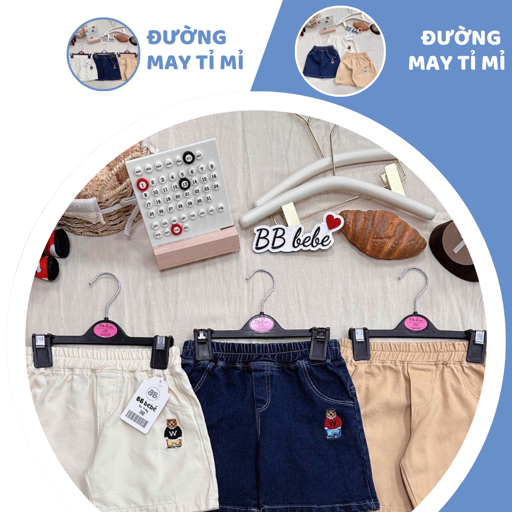 [À ƠI SHOP] R60- set 3 quần thêu gấu w mã 3- a107.91