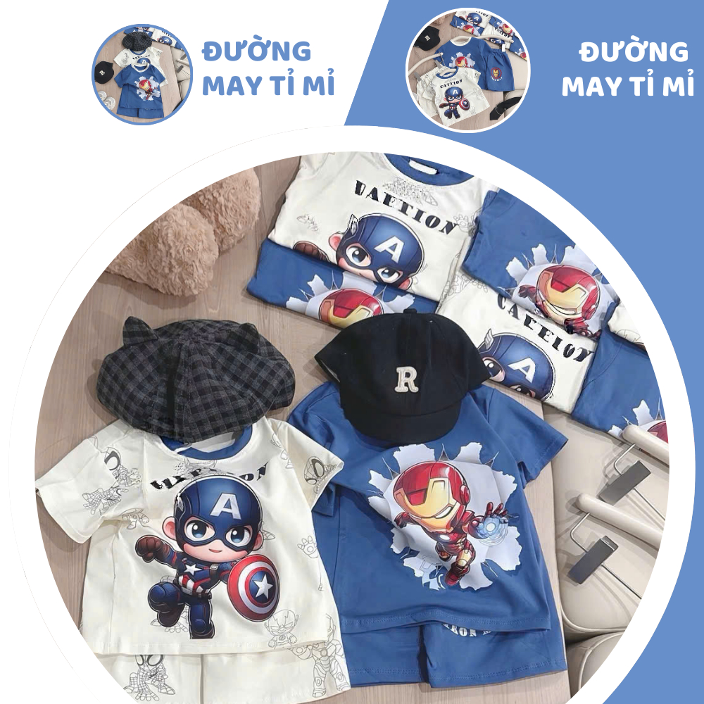 [À ƠI SHOP] K70- set 2 bộ cộc caption siêu nhân a - a100.332