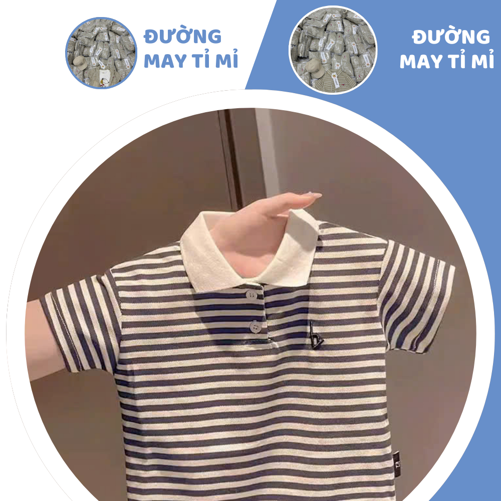 [À ƠI SHOP] K36B- bộ polo kẻ ngang mã 2 - a117.1746b