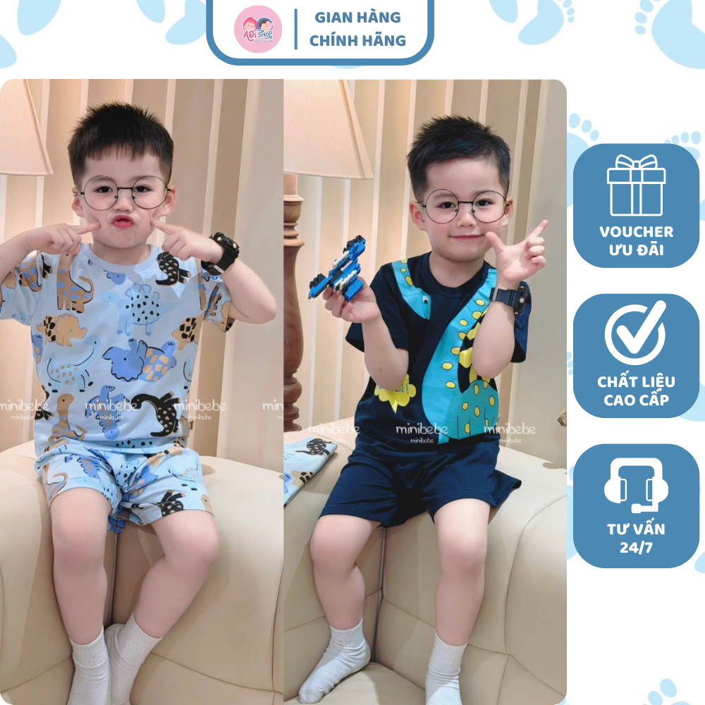 [À ƠI SHOP] K28- set 2 bộ cộc khủng long full áo- a100.331