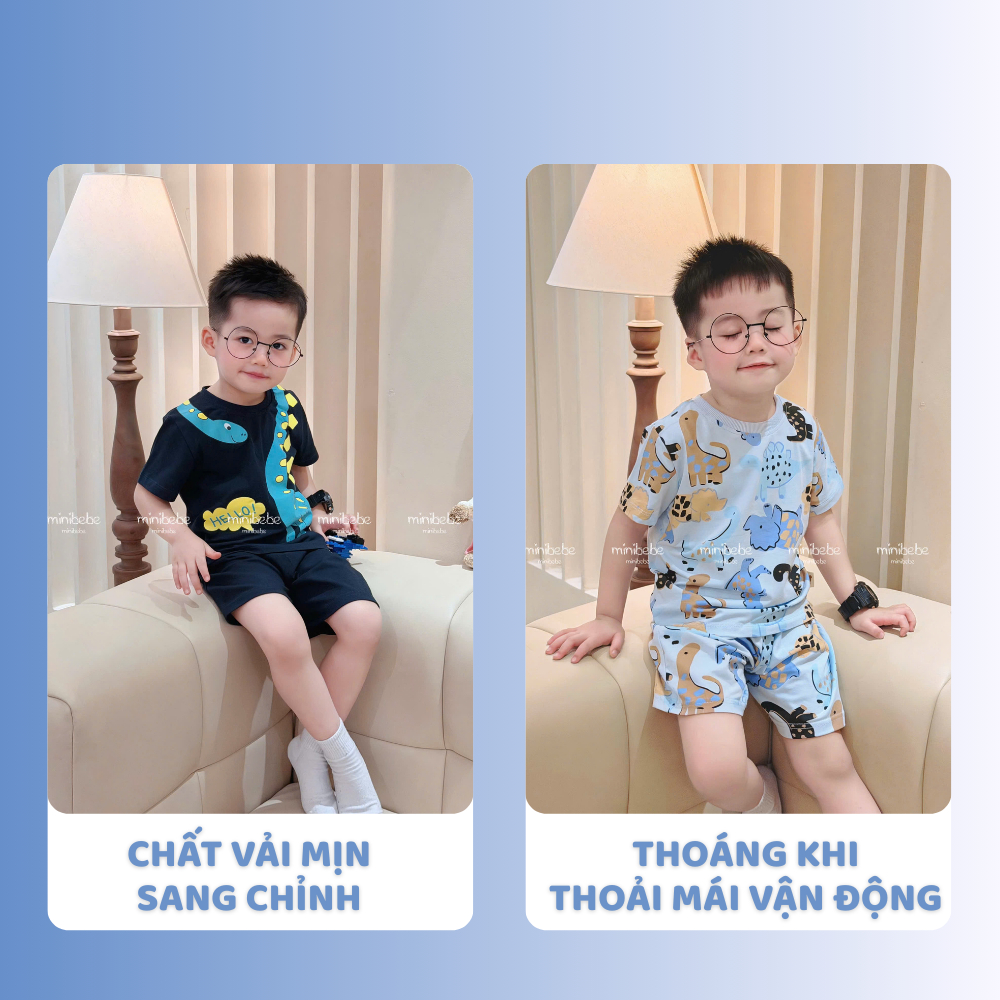 [À ƠI SHOP] K28- set 2 bộ cộc khủng long full áo- a100.331