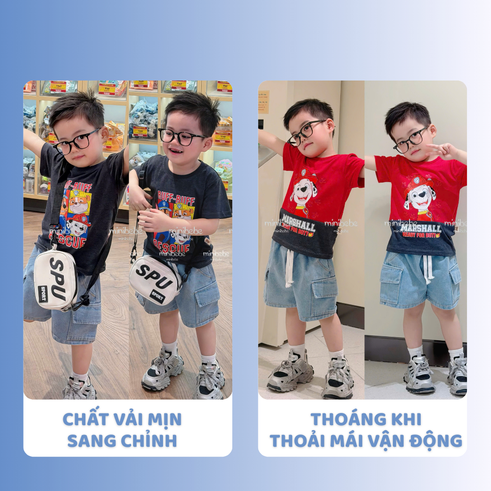 [À ƠI SHOP] R75- set 3 áo cộc tay chó ruff - ruff- a106.287