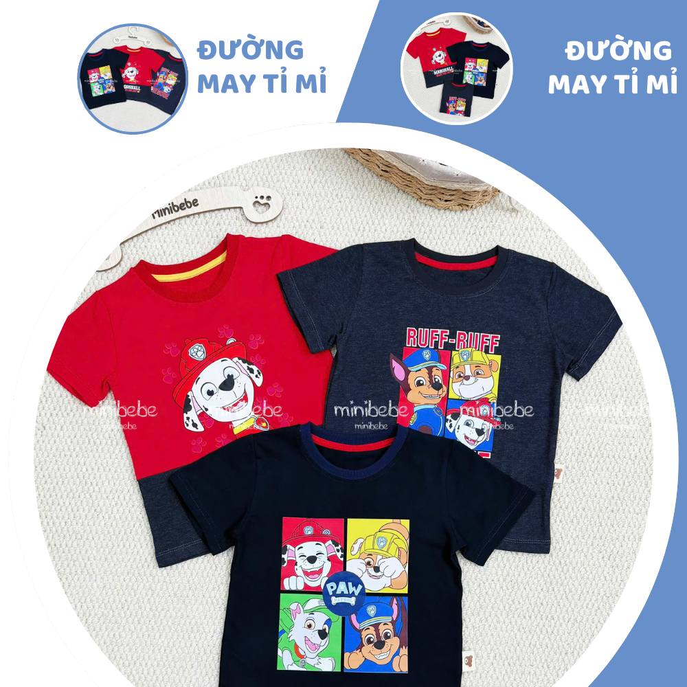 [À ƠI SHOP] R75- set 3 áo cộc tay chó ruff - ruff- a106.287