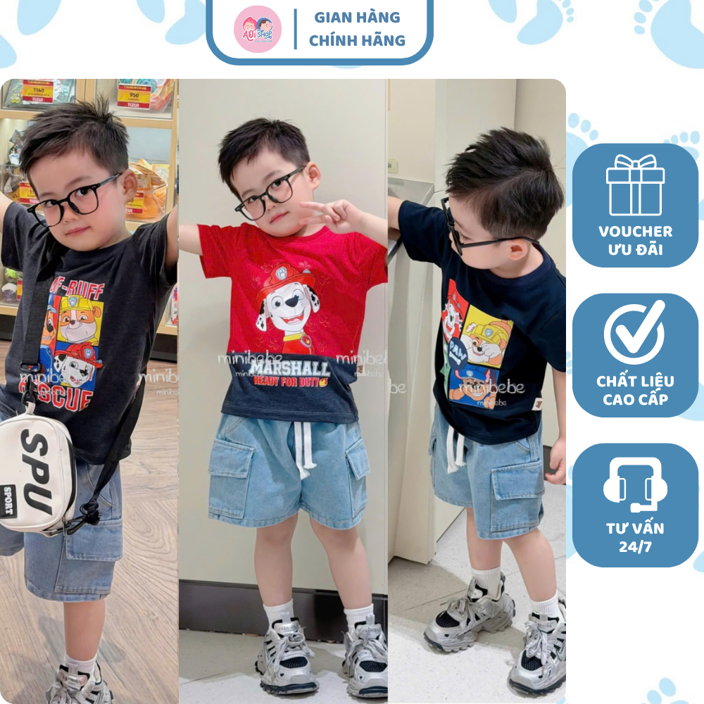 [À ƠI SHOP] R75- set 3 áo cộc tay chó ruff - ruff- a106.287