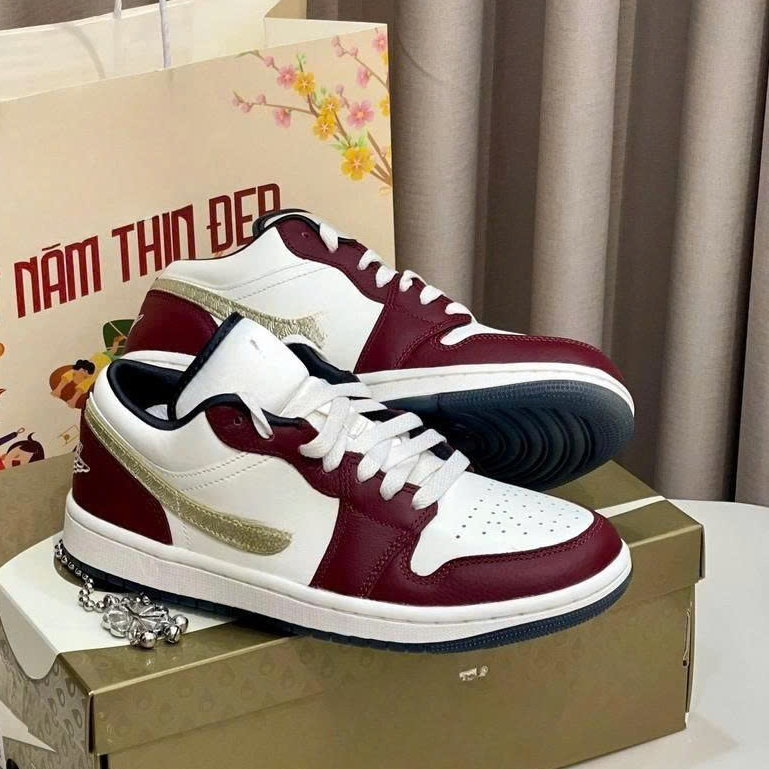 Giày Thể Thao Đỏ Vàng, Giày Sneaker Nam Nữ Cổ Thấp Dễ Phối Đồ Kèm Cham (Tăng 1Sz).