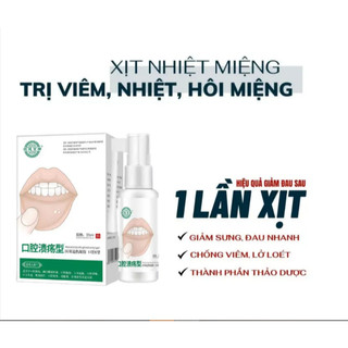 Xịt nhiệt miệng thảo dược giúp kháng khuẩn giữ cho khoang miệng luôn sạch sẽ thơm tho 30ml