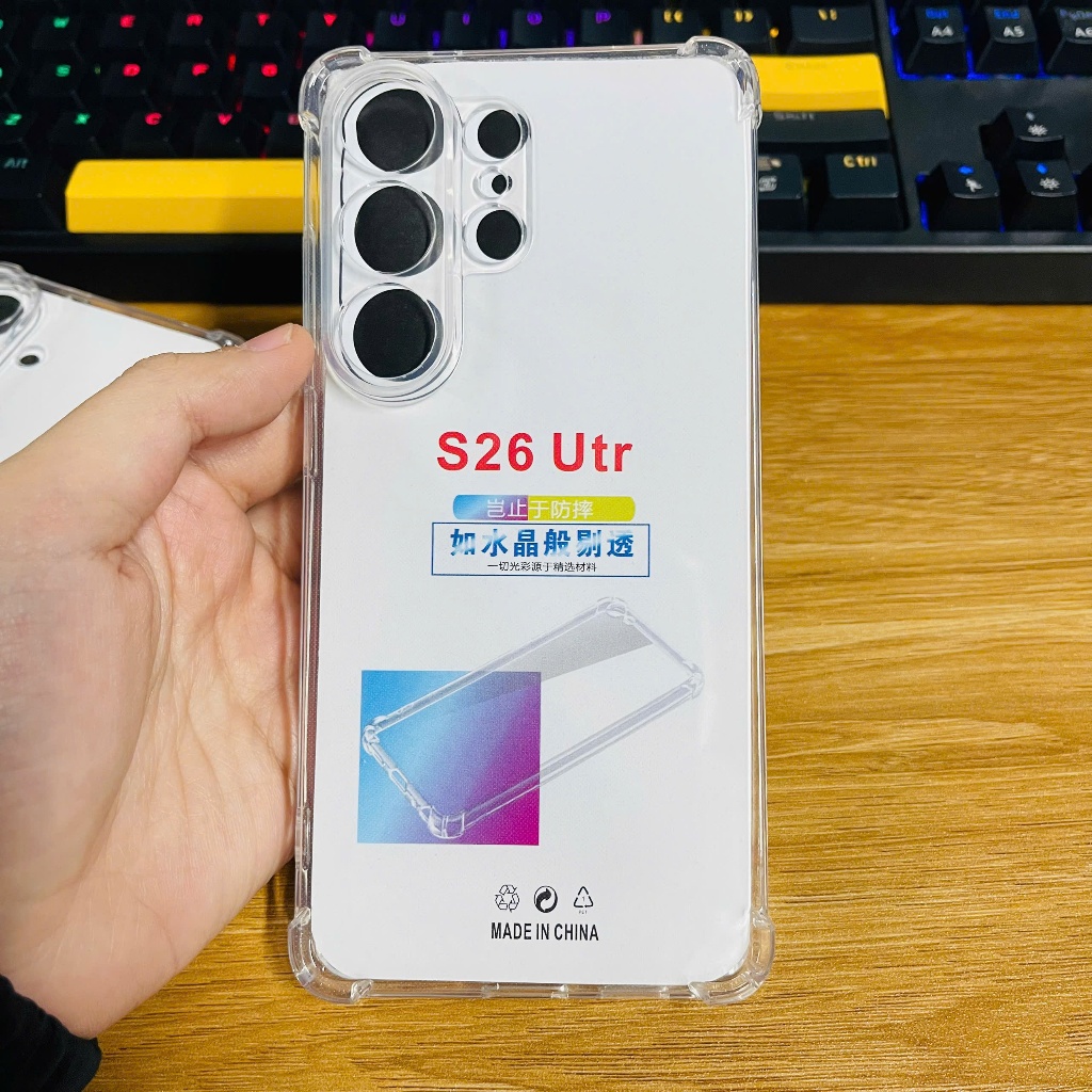 Ốp lưng Samsung S26 Ultra plus, S26 5G dẻo silicon trong suốt bảo vệ camera điện thoại ss