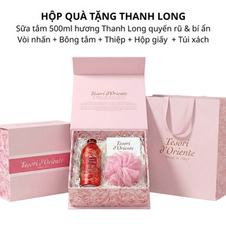 [HOẢ TỐC] Hộp quà tặng cao cấp Tesori D’oriente chai 500ml – TINH HOA Ý, TRỌN VẸN YÊU THƯƠNG (kèm hộp & thiệp)