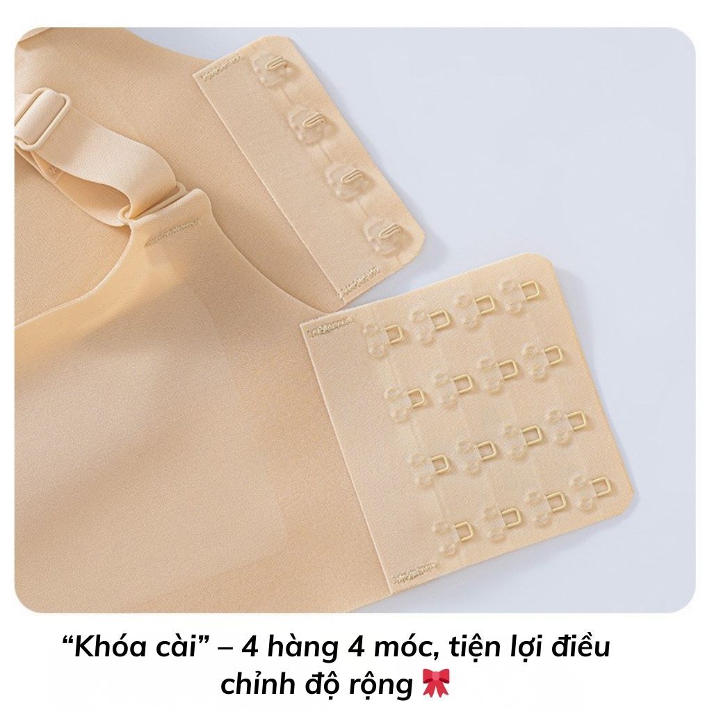 Áo ngực nữ su đúc mềm mại đệm mút mỏng nhẹ thoáng khí dây bảng to kiểu dáng basic cá tính LANIXA A02