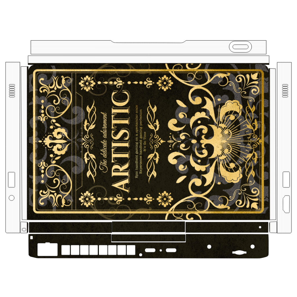 Skin dán GPD Pocket 4 mẫu Bìa sách Artistic Book Edition | Miếng dán decal cho laptop mini bảo vệ vỏ máy