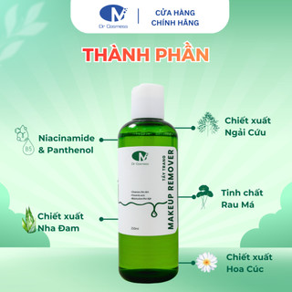 Nước Tẩy Trang Sạch Sâu, Lành Tính, Dịu Nhẹ, Loại Bỏ Bụi Bẩn Và Lớp Makeup Chính Hãng - Dr Cosmess