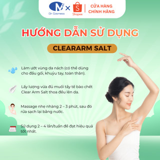 Muối Tẩy Tế Bào Chết Nách, Không Đau Rát, Dưỡng Sáng, Giảm Thâm, Giảm Mùi Dr Cosmess