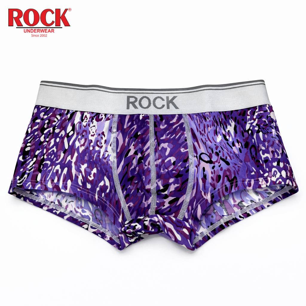 Quần Lót Nam ROCK QA 5053 Kiểu Dáng Boxer Ngắn Trẻ Trung, Quần Sịp Nam Vải Thun Lạnh Thoáng Mát Thoải Mái