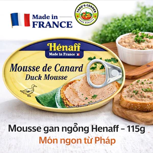Pate Gan Ngỗng - Vịt Henaff - Pháp 115g