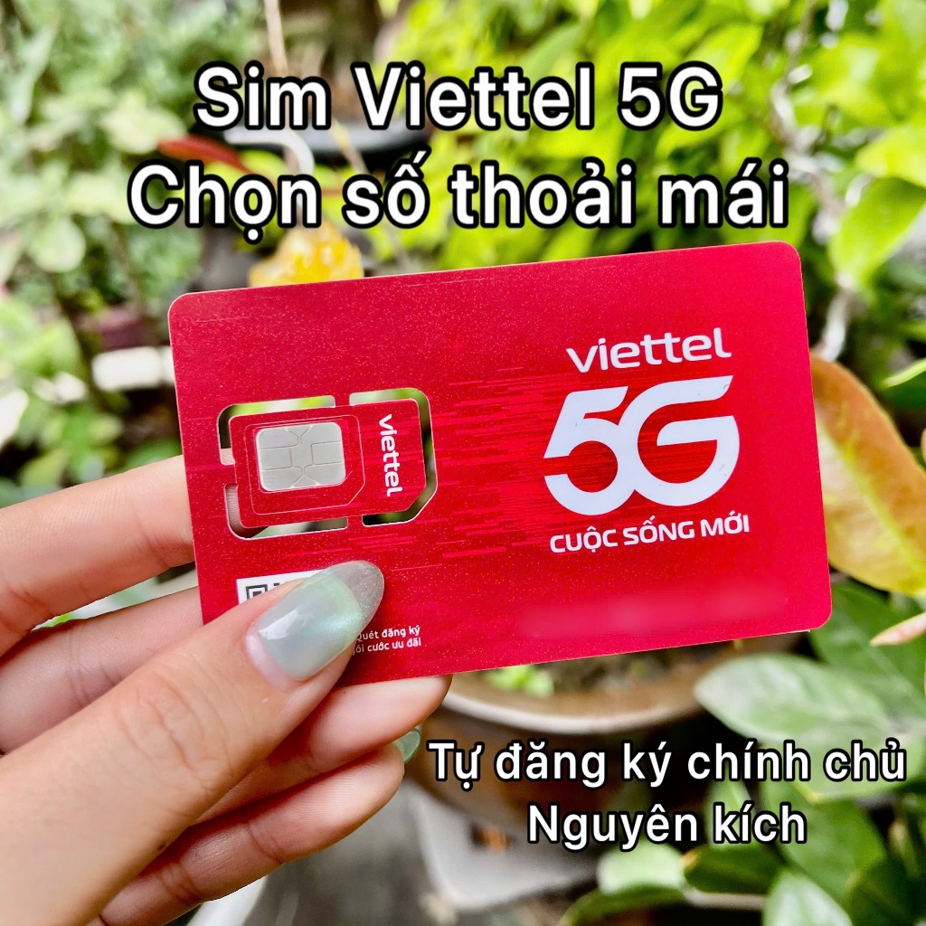 Sim 5g viettel - Giá Tốt, Miễn Phí Vận Chuyển, Đủ Loại | Shopee Việt Nam