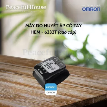 Máy đo HA cổ tay Omron Hem-6232T (cao cấp)