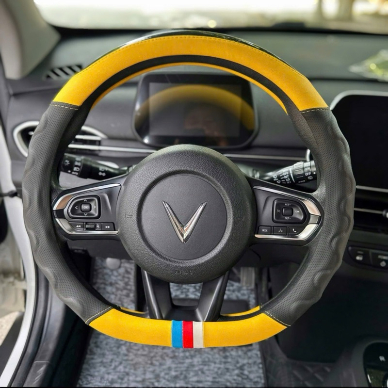 Bọc Vô Lăng Ô Tô DCUT Cho Xe Vinfast VF3 VF5 VF6 VF7 VF8 VF9 VFe34 Phong Cách Thể Thao Chống Trượt Bảo Vệ Vô Lăng