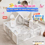 Quây Cũi Nhựa Pakey Phi Hành Gia Mới 2026, Tặng Bóng, Tặng Thảm - Dày Dặn, An Toàn Cho Bé, Bảo Hành Trọn Đời - QN01 — ảnh 1