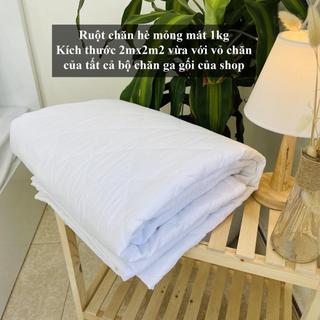 Ruột chăn cao cấp M2T bedding ruột chăn kích thước 2m x 2m2 nặng 2.5kg bông sơ trắng