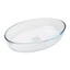 Khay nướng nồi chiên không dầu bầu dục thủy tinh cao cấp Pháp Arcuisine 1014 39x27cm |Thái Dương Gia