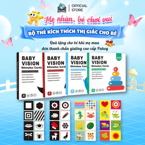 Bộ 20 Thẻ Kích Thích Thị Giác Cho Trẻ 0-3 Tuổi, Giúp Bé Phát Triển Toàn Diện