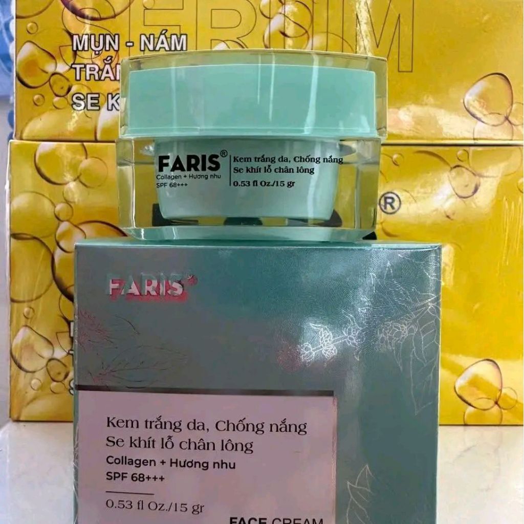 Kem Face Faris 15g Giảm Nám - Dưỡng Trắng