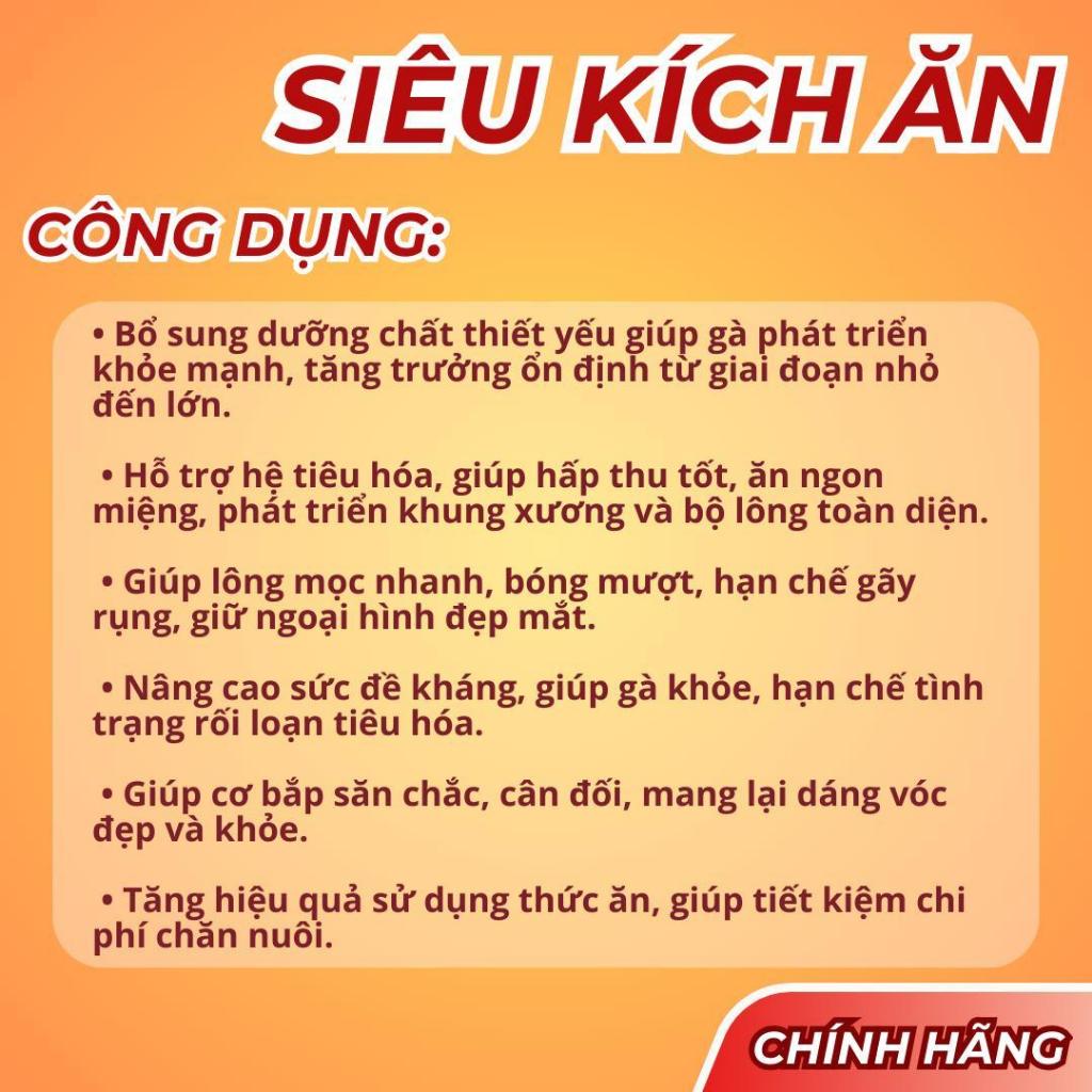 COMBO 22kg Ngũ Cốc Gà Đá Đại Đại +  Kích Ăn Aminoplex 200gr Siêu Tiết Kiệm, Gà Nở Khung, Nhanh Lên Tay