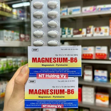 Viên uống Magnesium B6 TB - Bổ sung Magie và Vitamin B6 giúp giảm đau đầu, mất ngủ, tăng đề kháng (Hộp 100 viên)