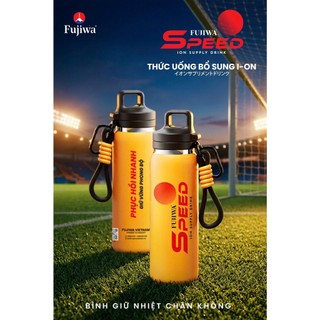 Bình Nước Thể Thao Giữ Nhiệt 600ml FUJIWA SPEED - Bình Tập Gym, Chạy Bộ, Fitness Thuận Lợi Mang Theo Khi Tập Luyện