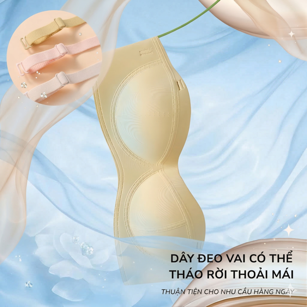 [Form Nhỏ Tăng 1 Size] Áo Ngực Đi Biển Santony A20 - Nâng Đỡ 3D, Tháo Dây Đa Năng