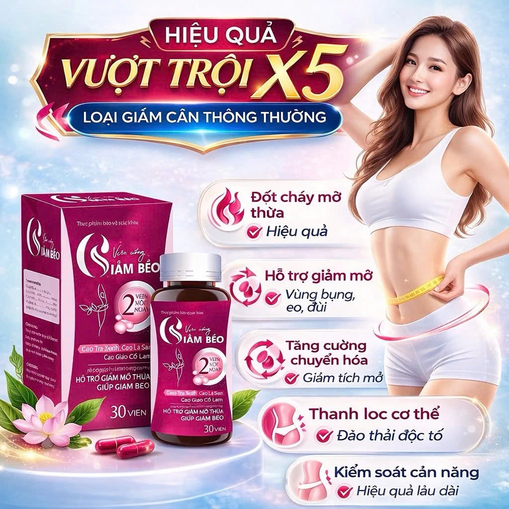 Viên Uống Giảm Béo Body Chính Hãng Hộp 30 Viên - Viên uống giảm cân Body Sline giảm mỡ bụng cấp tốc an toàn Slim Hami
