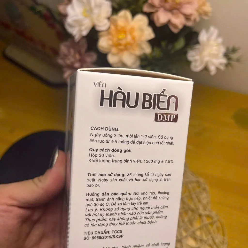 Hàu Biển DMP Chính Hãng Cao Cấp Hộp 30 Viên ✅ Viên uống bổ thận nam tráng dương lâu ra chống xuất sớm CÓ CHE