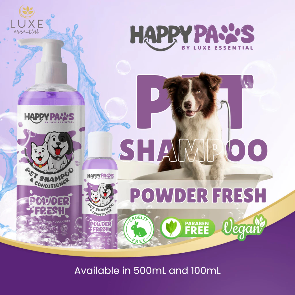 Sữa tắm cho chó mèo hương hoa oải hương happy paws, 500ml