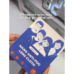 👓 KHĂN LAU KÍNH NANO – HỘP 100 CÁI