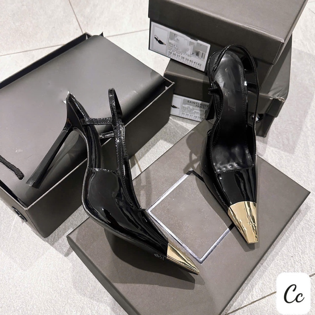 Sandal mũi vàng 9cm-11cm Qccc