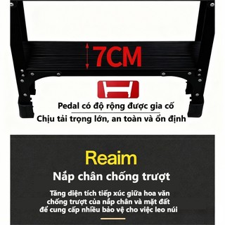 Thang Nhôm Gấp Gọn Chữ A nhập khẩu Thang gấp đa năng hình chữ A Tải trọng 500kg
