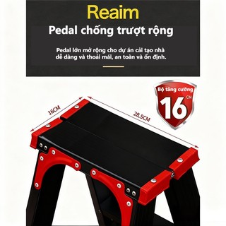 Thang Nhôm Gấp Gọn Chữ A nhập khẩu Thang gấp đa năng hình chữ A Tải trọng 500kg