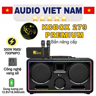 loa karaoke KCBOX 279 PREMIUM phiên bản nâng cấp công suất 300W RMS CÔNG SUẤT ĐỈNH LÊN ĐẾN 700W audio viet nam store