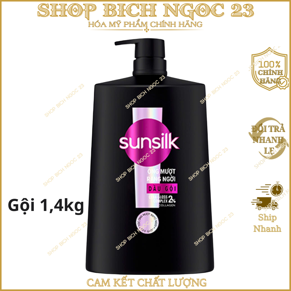 Dầu Gội SunSilk suôn mượt óng ả 1.4Kg