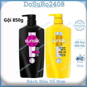 Dầu gội SUNSILK óng mượt rạng ngời, mềm mượt diệu kì 850g