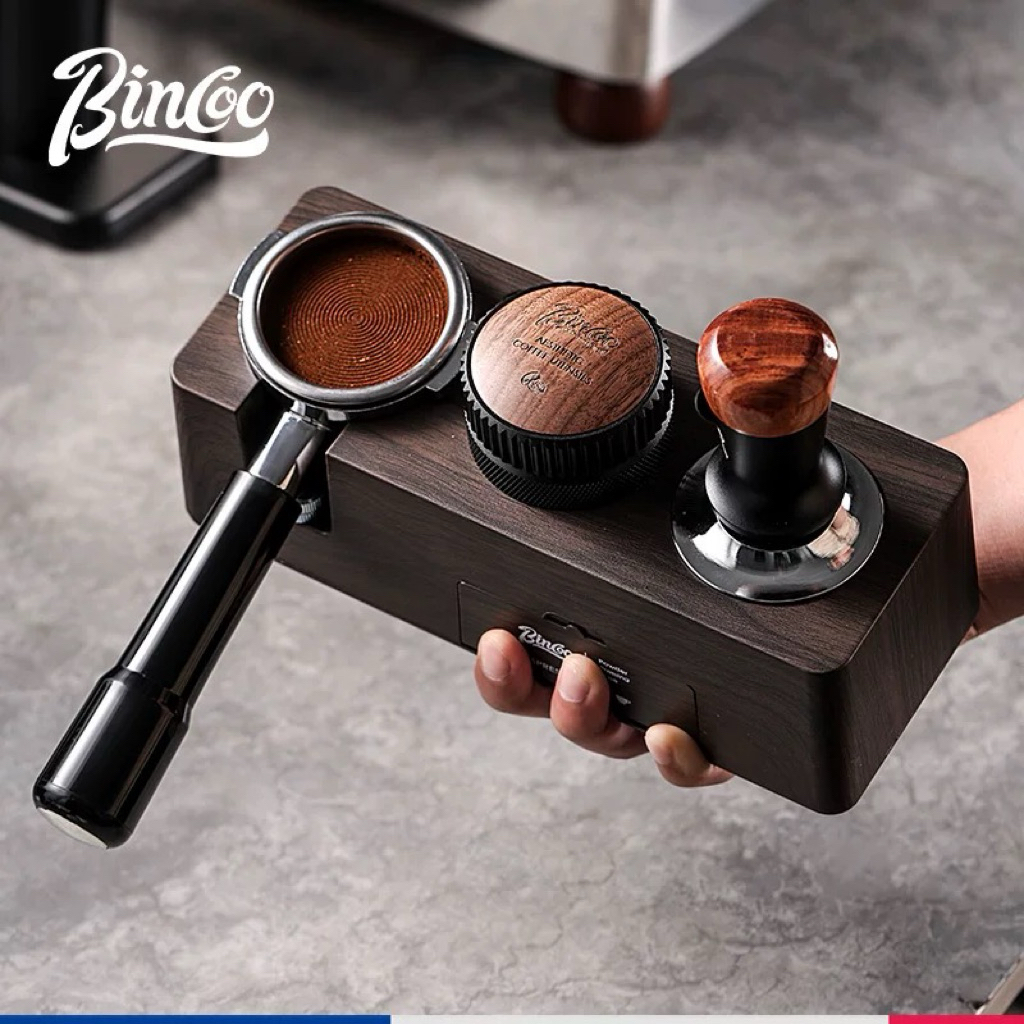 [HOẢ TỐC] Tamper nén Cà phê lò xo trợ lực BINCOO ( hàng chính hãng ) 51mm, 58mm