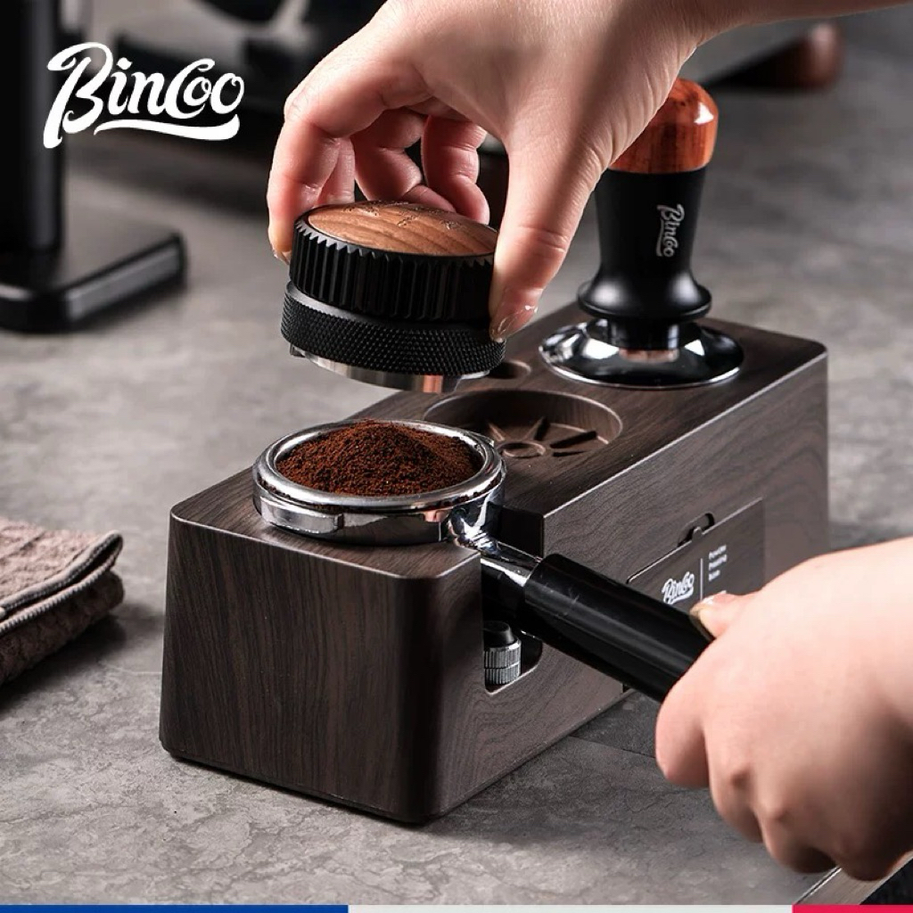 [HOẢ TỐC] Tamper nén Cà phê lò xo trợ lực BINCOO ( hàng chính hãng ) 51mm, 58mm