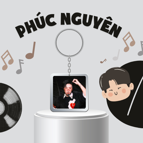 Móc khoá/ Keyring mica PHÚC NGUYÊN Tân binh Toàn năng-UPRIZE